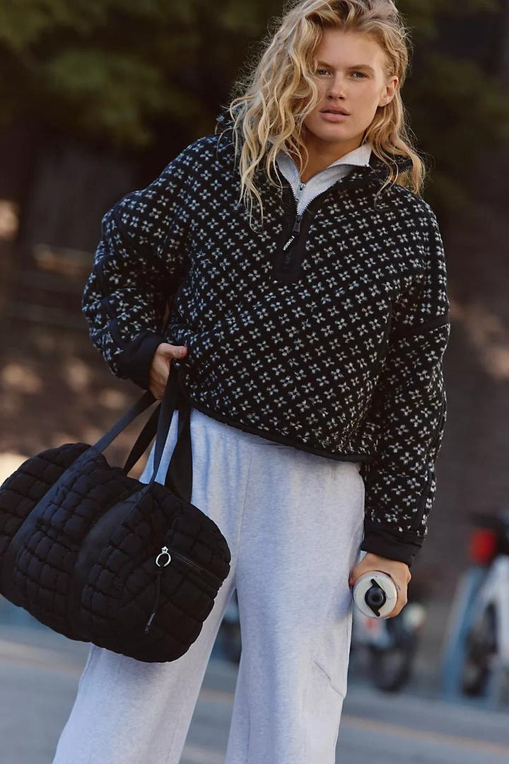 Free People Movement - Mountain High Printed Half-Zip Fleece