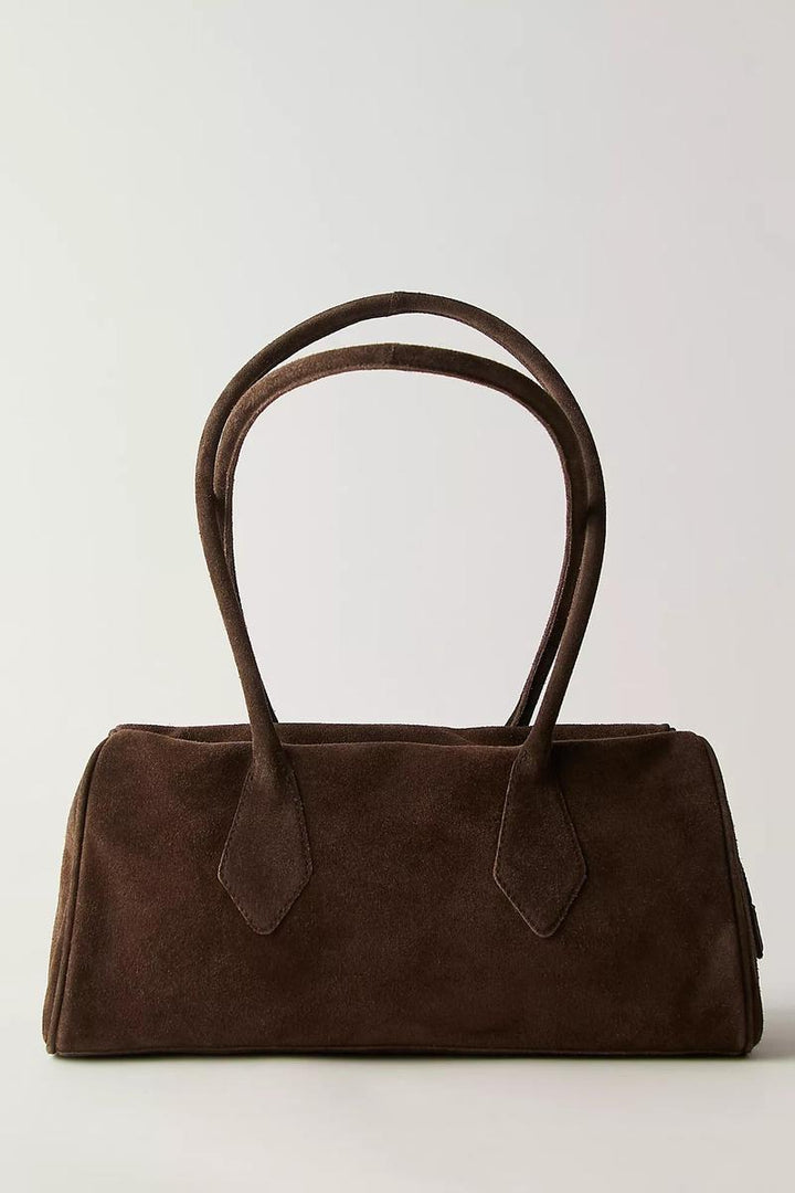 Free People - Sierra Suede Shoulder Bag in Chocolate
