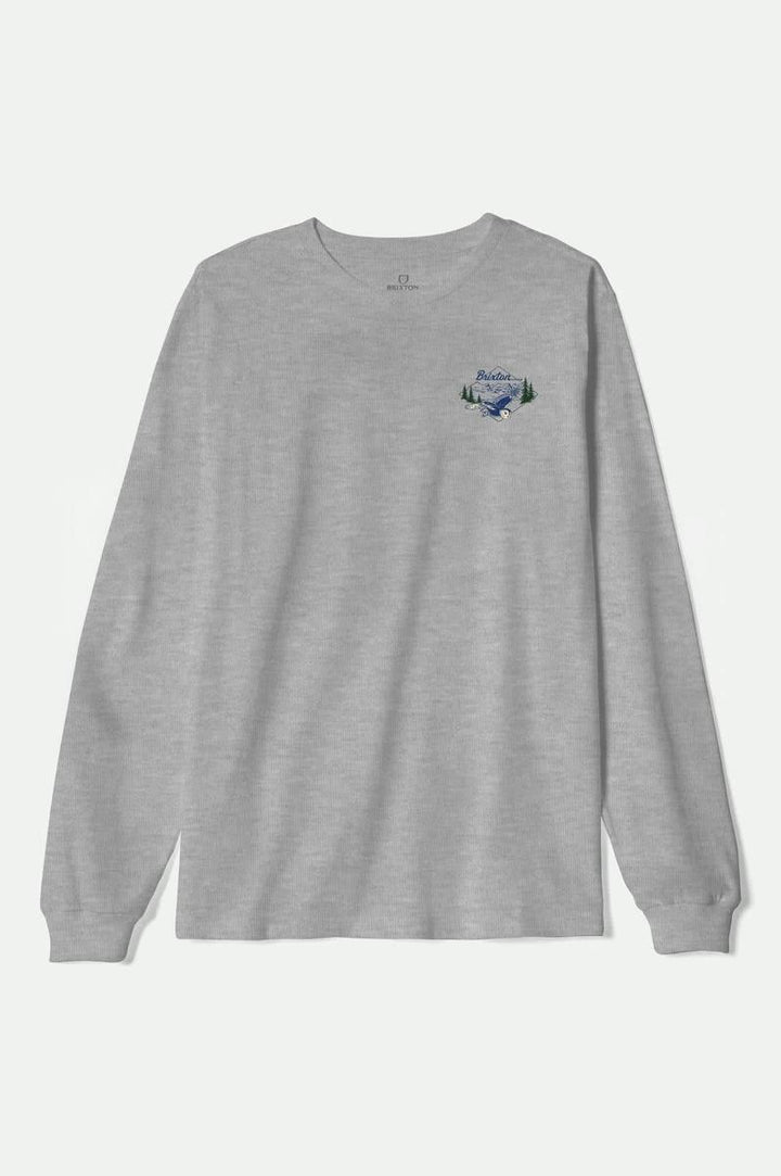 Brixton - Driftway Long Sleeve Standard T-Shirt in Graphite Heather