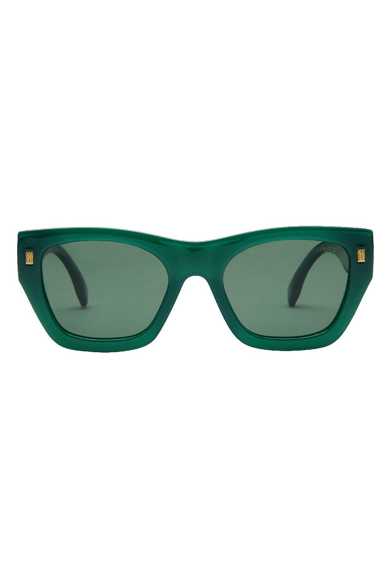 I-SEA - Ivy with Kale Frames and Green Polarized Lenses