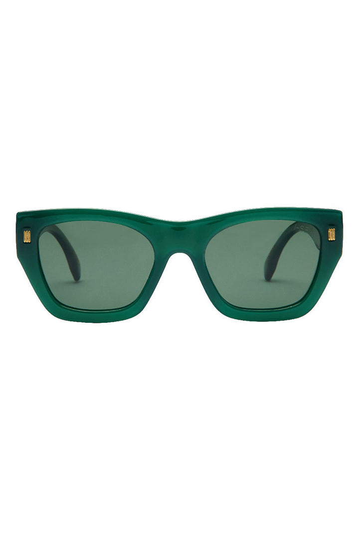 I-SEA - Ivy with Kale Frames and Green Polarized Lenses