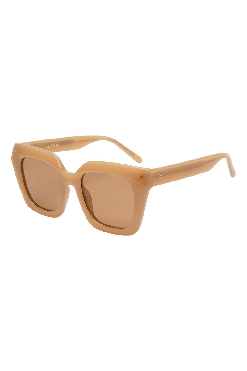 I-SEA - Jemma with Vanilla Frame and Brown Polarized Lenses