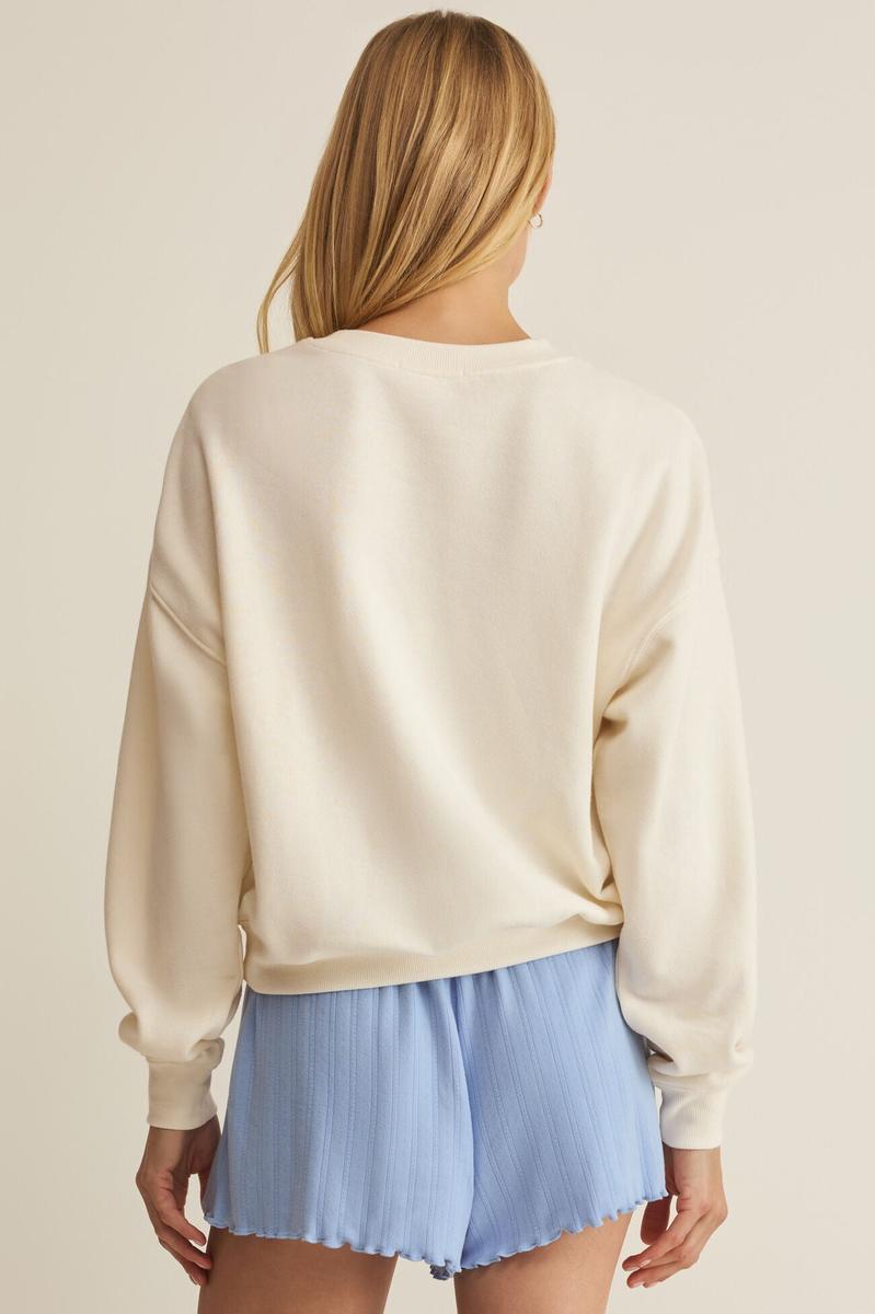 Z Supply - Mama Sweatshirt in Vanilla Ice