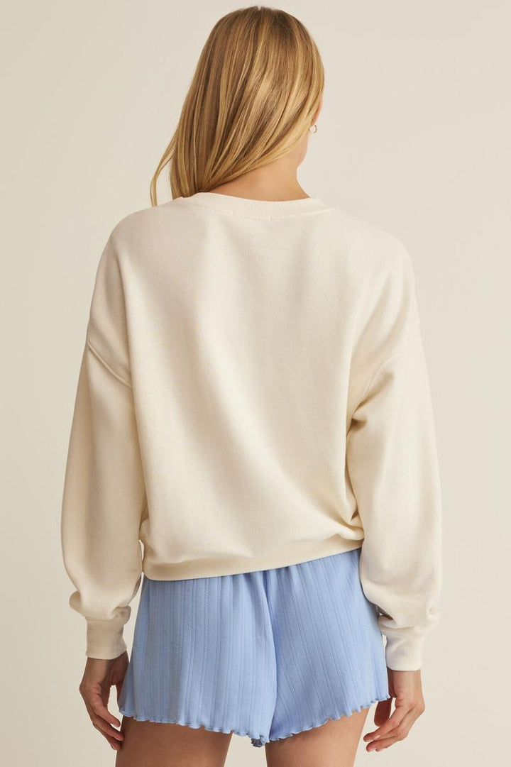 Z Supply - Mama Sweatshirt in Vanilla Ice