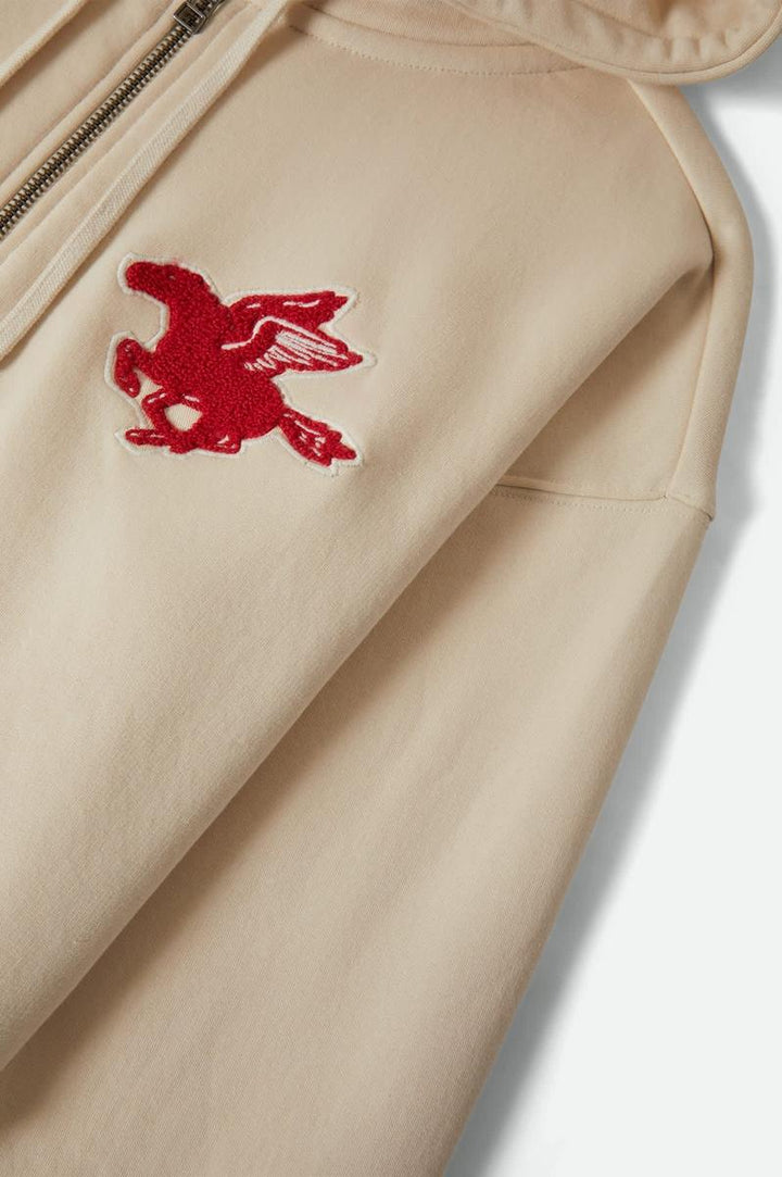 Brixton - Pegasus Zip Hood in Whitecap