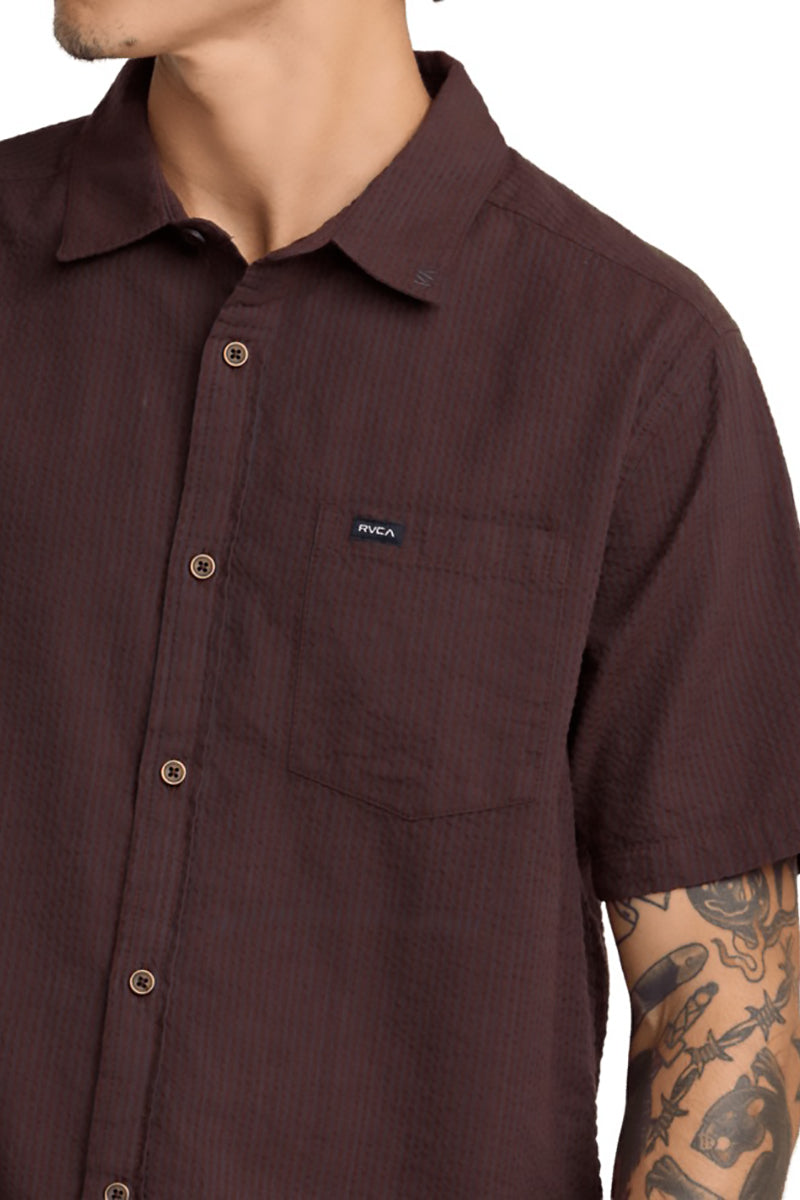 RVCA - Thatll Do Seersucker Short Sleeve Shirt