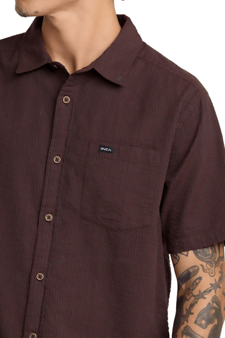 RVCA - Thatll Do Seersucker Short Sleeve Shirt