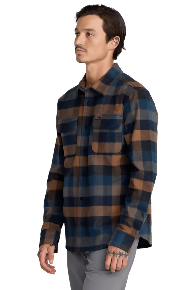 RVCA - Dayshift Blanket Flannel Long Sleeve Shirt