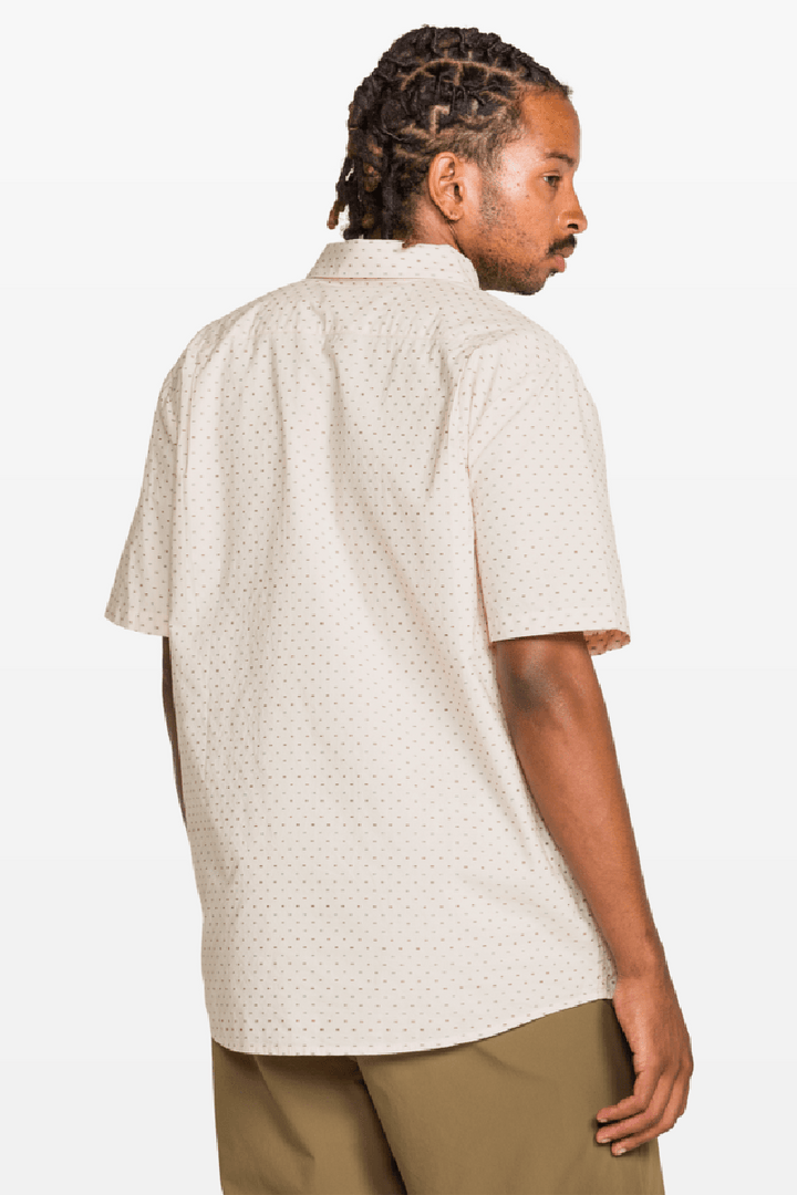Volcom - Bankstone II Short Sleeve Shirt in Dirty White