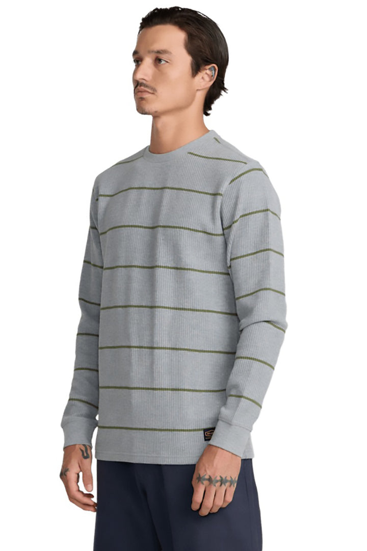 RVCA - Dayshift Thermal Stripe Long Sleeve Tee