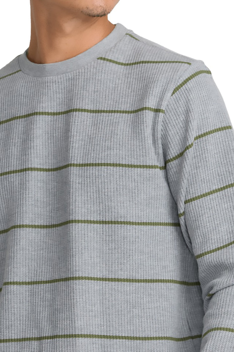 RVCA - Dayshift Thermal Stripe Long Sleeve Tee