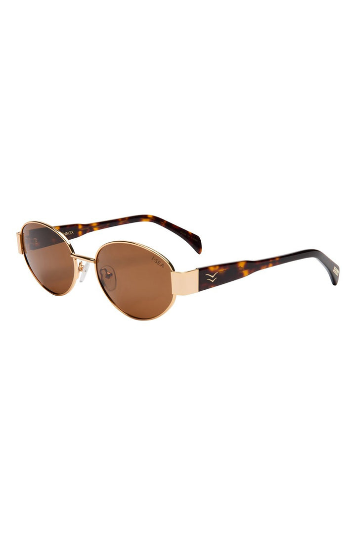 I-SEA - Lennox with Gold Frames and Brown Polarized Lenses