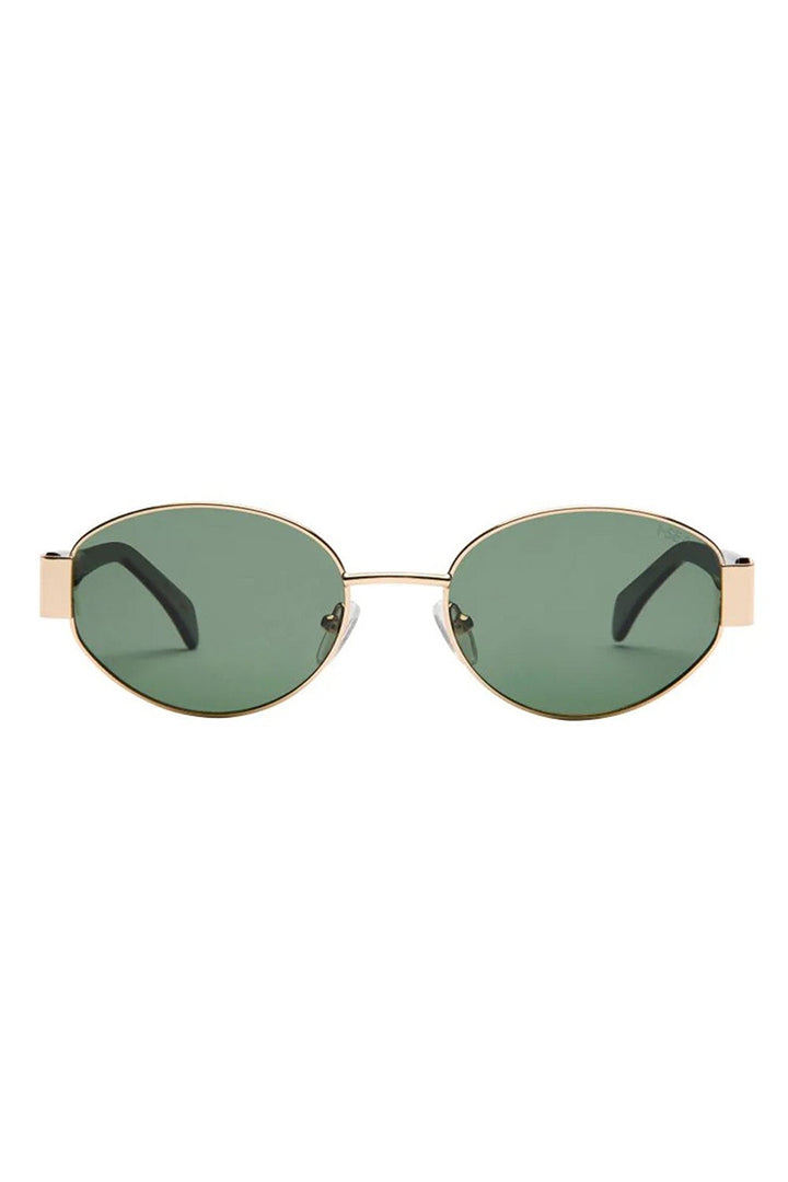 I-SEA - Lennox in Gold Frames with Green Polarized Lenses