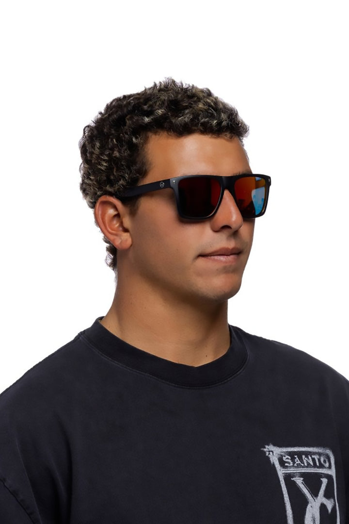 I-SEA - Limits with Black Frames and Red Mirror Polarized Lenses
