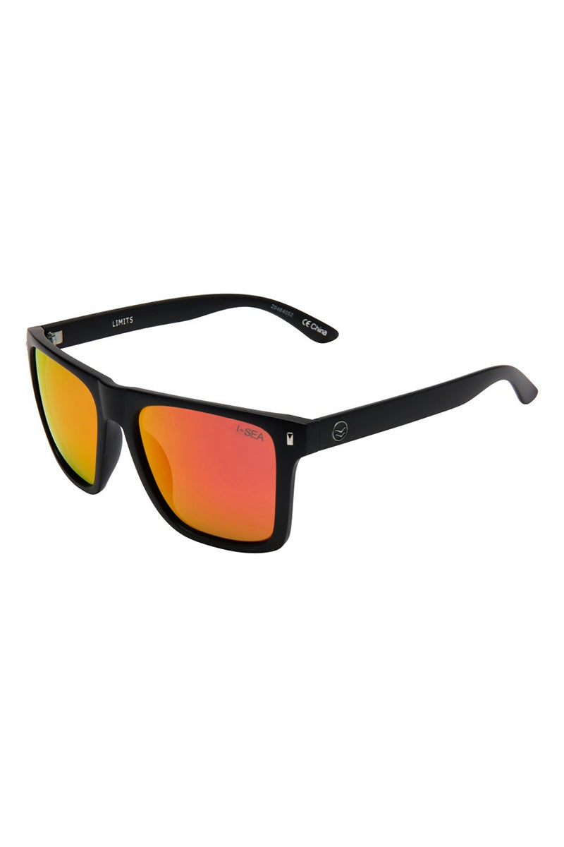 I-SEA - Limits with Black Frames and Red Mirror Polarized Lenses