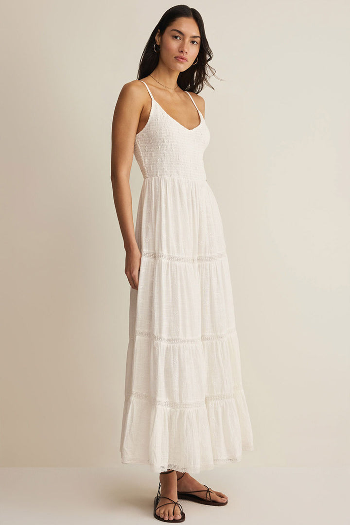 Z Supply - Behati Eyelet Midi Dress - White