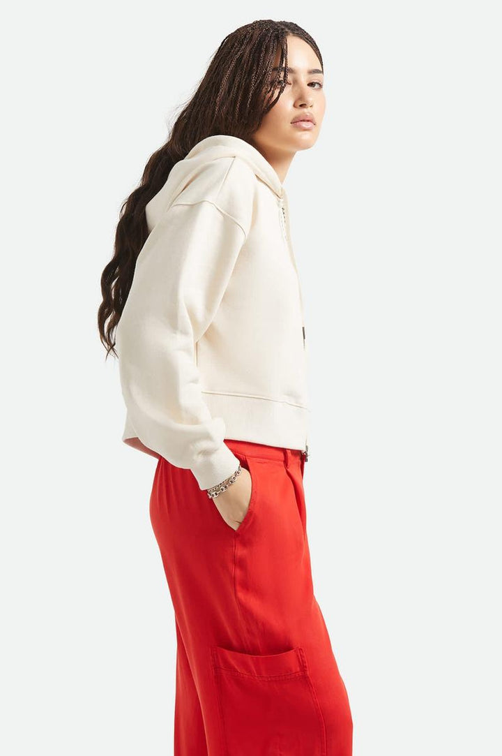 Brixton - Pegasus Zip Hood in Whitecap