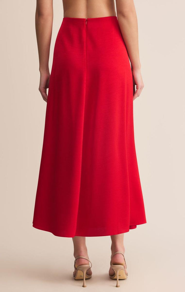 Z Supply - Northpointe Midi Skirt in Festival Red