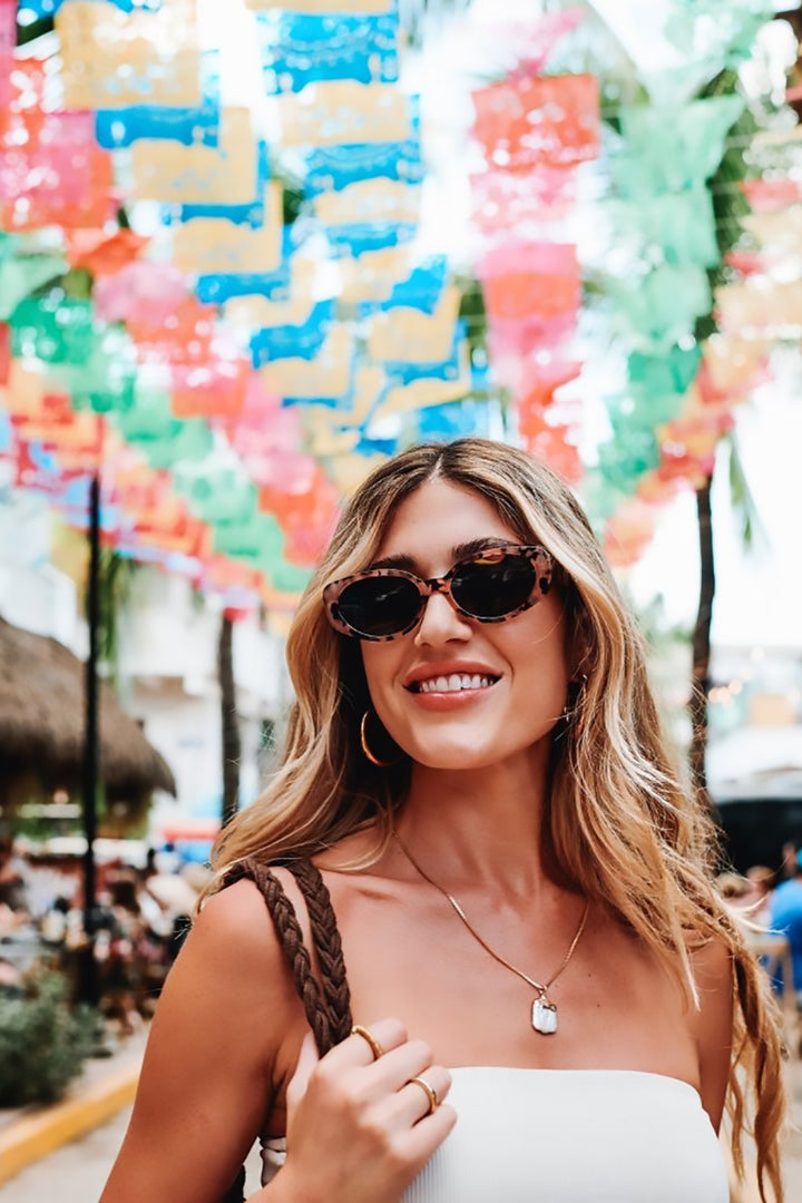 I-SEA - Marley with Blonde Tort Frames and Smoke Polarized Lenses