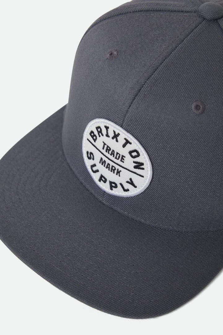 Brixton - Oath III Snapback in Future Grey