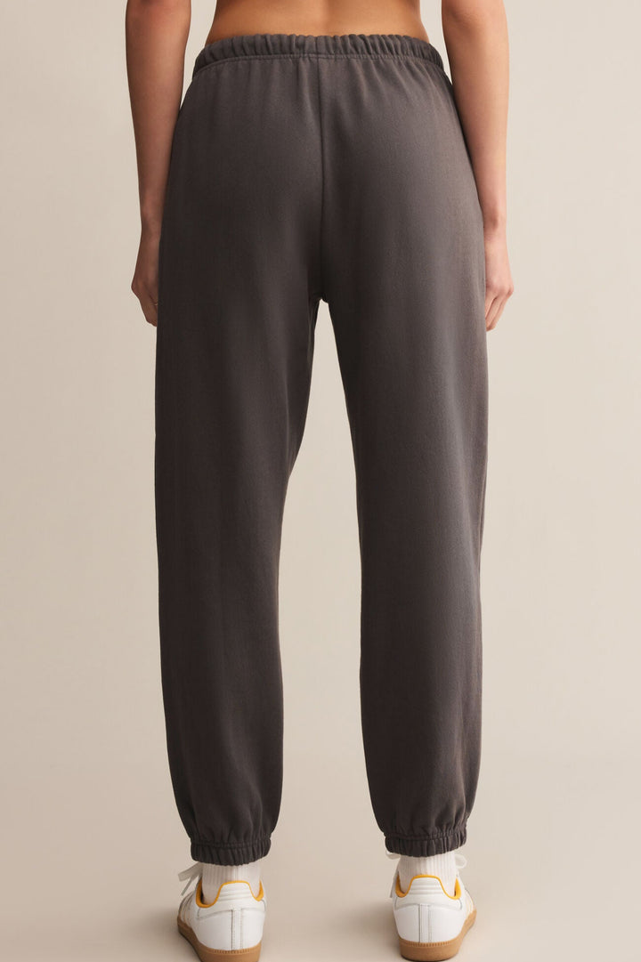 Z Supply - Stadium Cotton Jogger in Washed Black