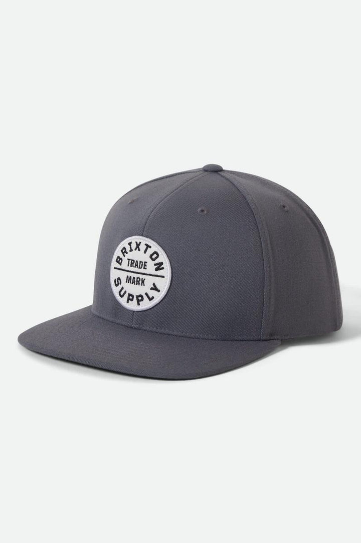 Brixton - Oath III Snapback in Future Grey