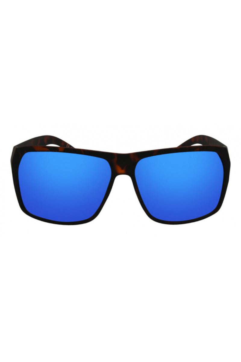 I-SEA - Nick 1 in Soft Tort Frames with Blue Mirror Polarized Lenses