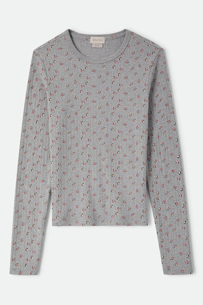 Brixton - Pointelle Long Sleeve Knit Top