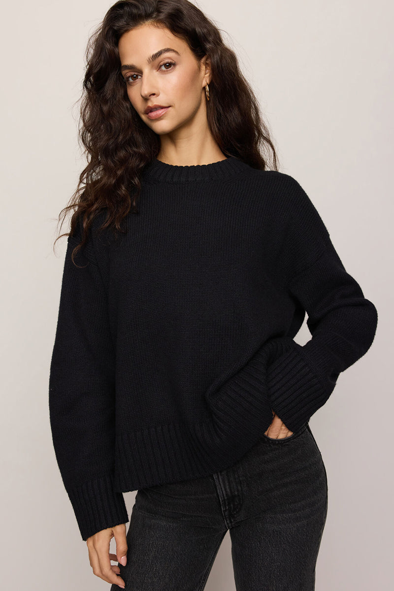 Z Supply - Cloud Spun Curved Hem Sweater