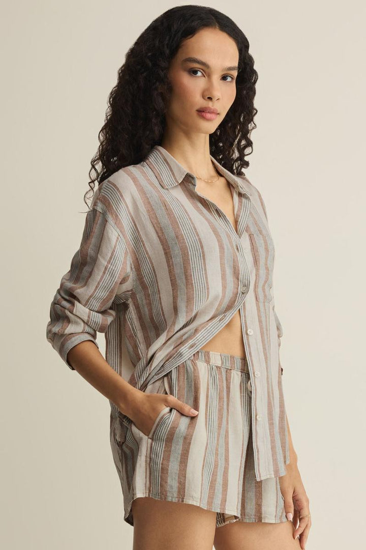 Z Supply - The Perfect Line Striped Button Up