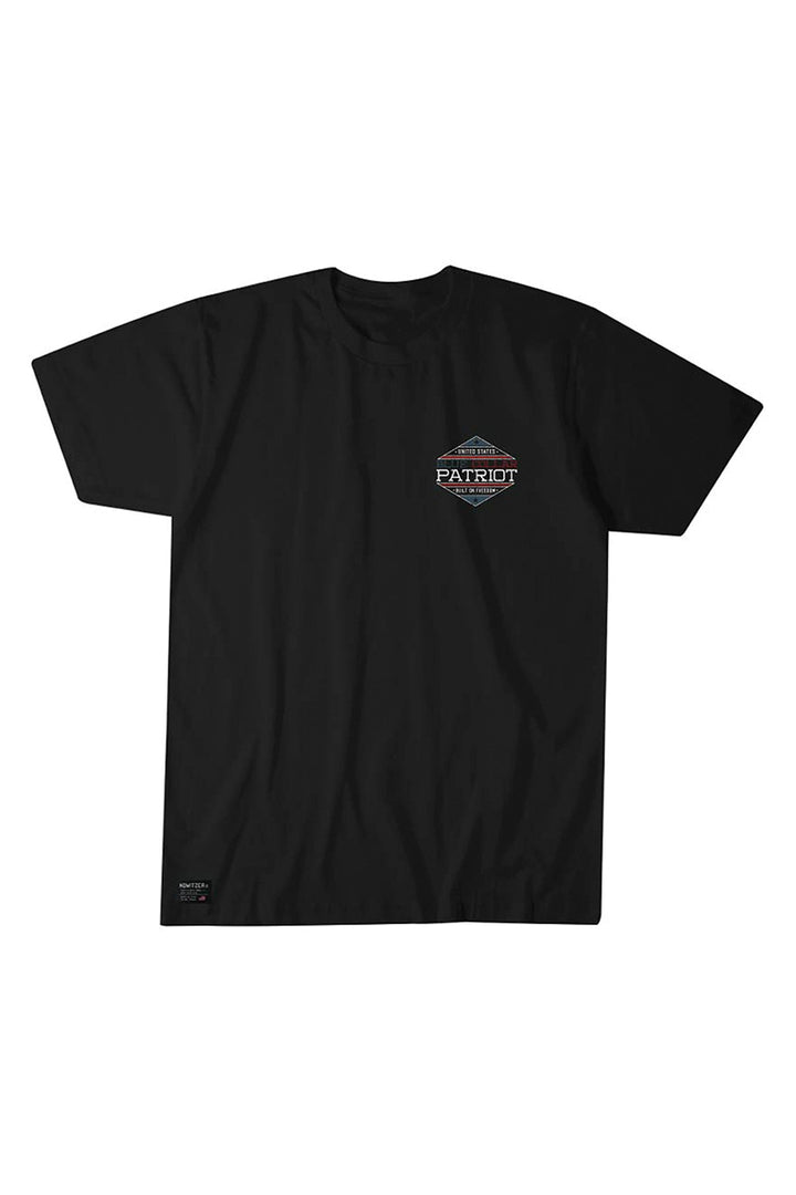 HOWITZER - Built On Freedom Short Sleeve Tee in Vintage Black