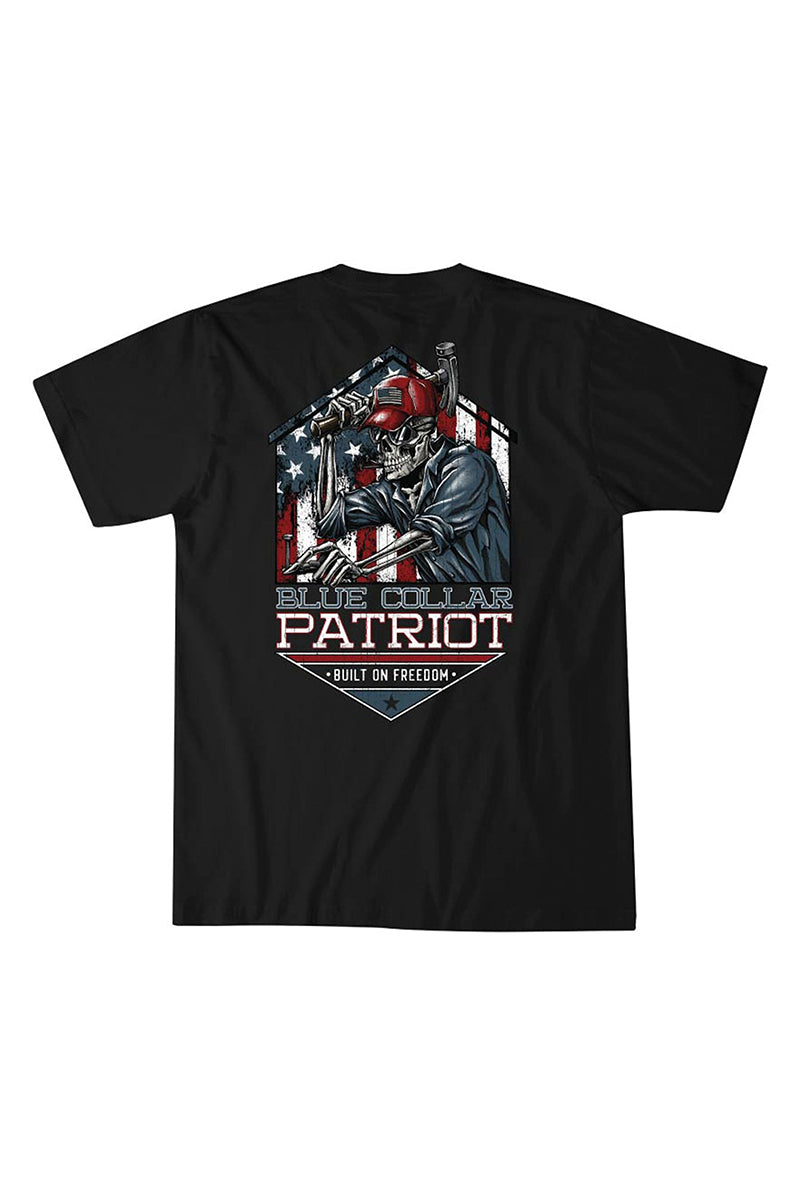HOWITZER - Built On Freedom Short Sleeve Tee in Vintage Black