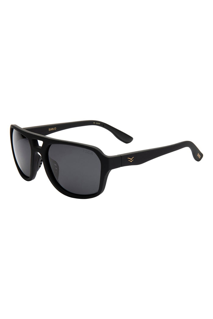 I-SEA - San O with Ink Frame and Smoke Polarized Lenses