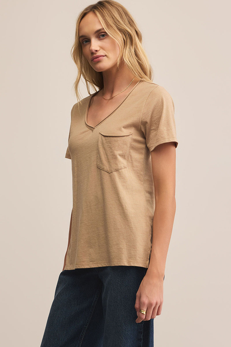 Z Supply - The Pocket Tee in Desert Tan