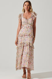 Astr - Mable Dress in Pink Floral