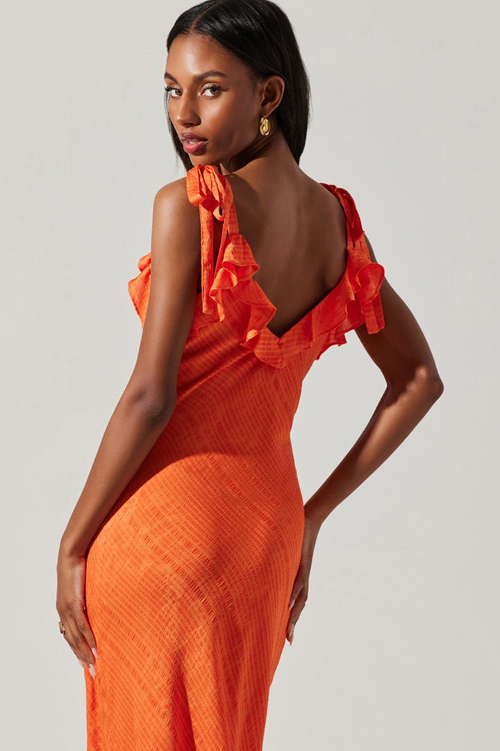 Astr - Sorbae Maxi Dress in Orange