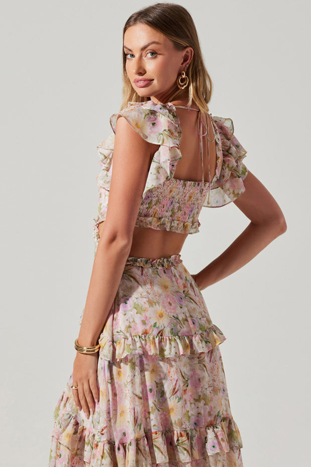 Astr - Mable Dress in Pink Floral