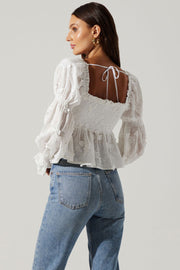 Astr - Barstow Top in White