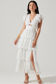 Astr - Emporia Dress in White