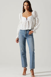 Astr - Barstow Top in White