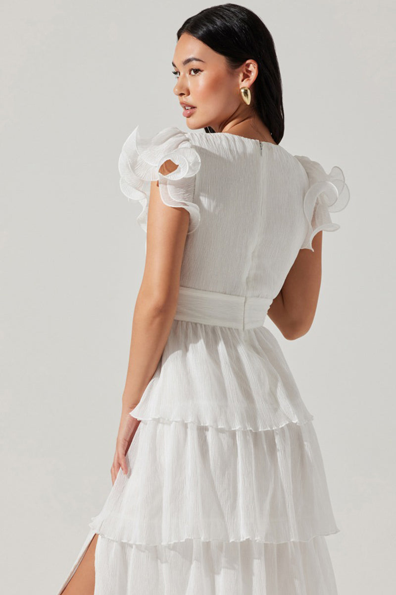 Astr - Emporia Dress in White