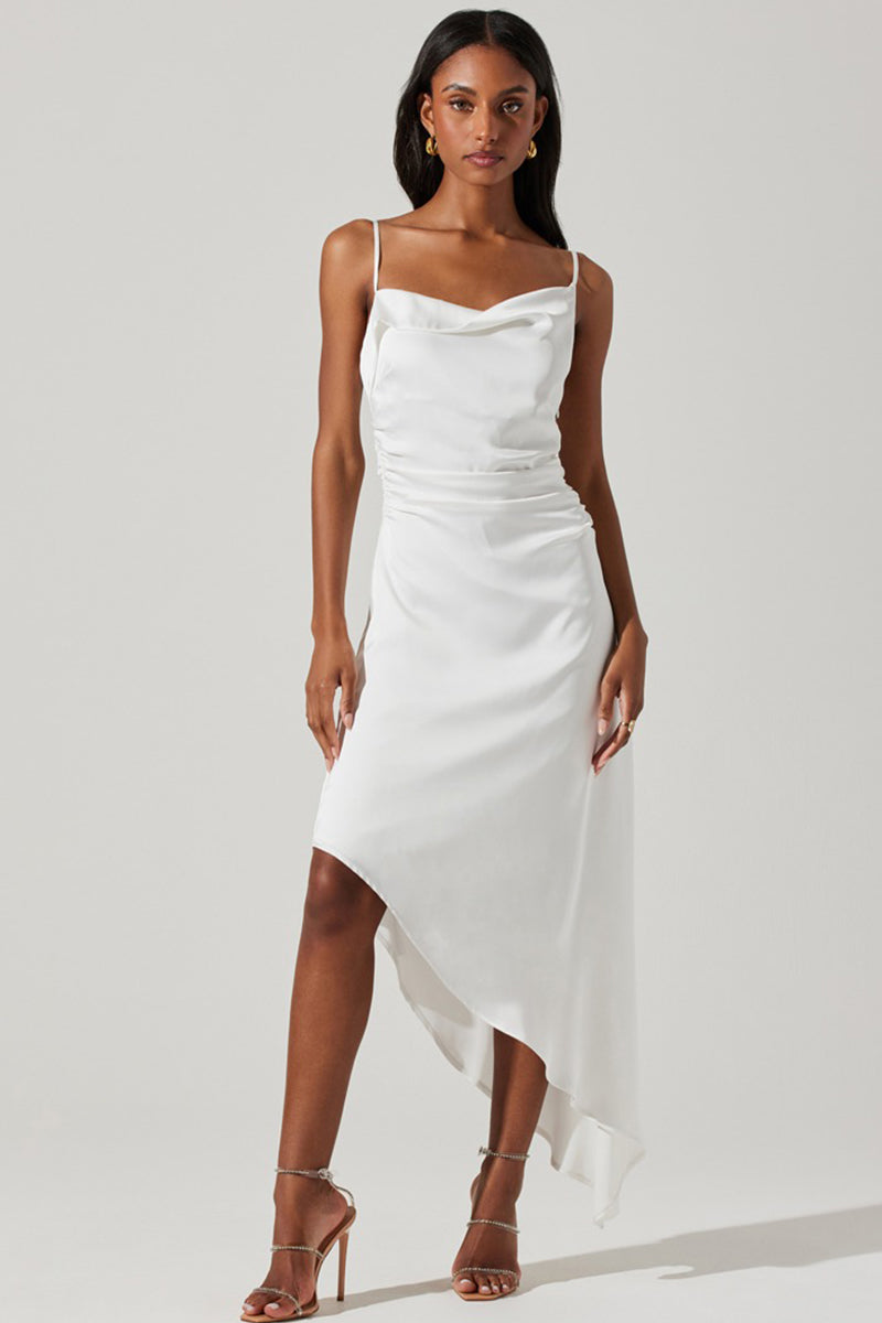 Astr - Mirie Dress in Off White
