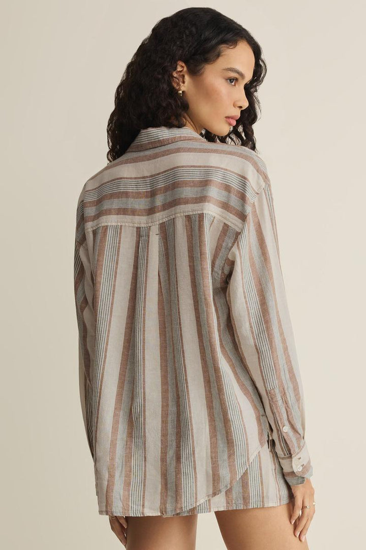 Z Supply - The Perfect Line Striped Button Up