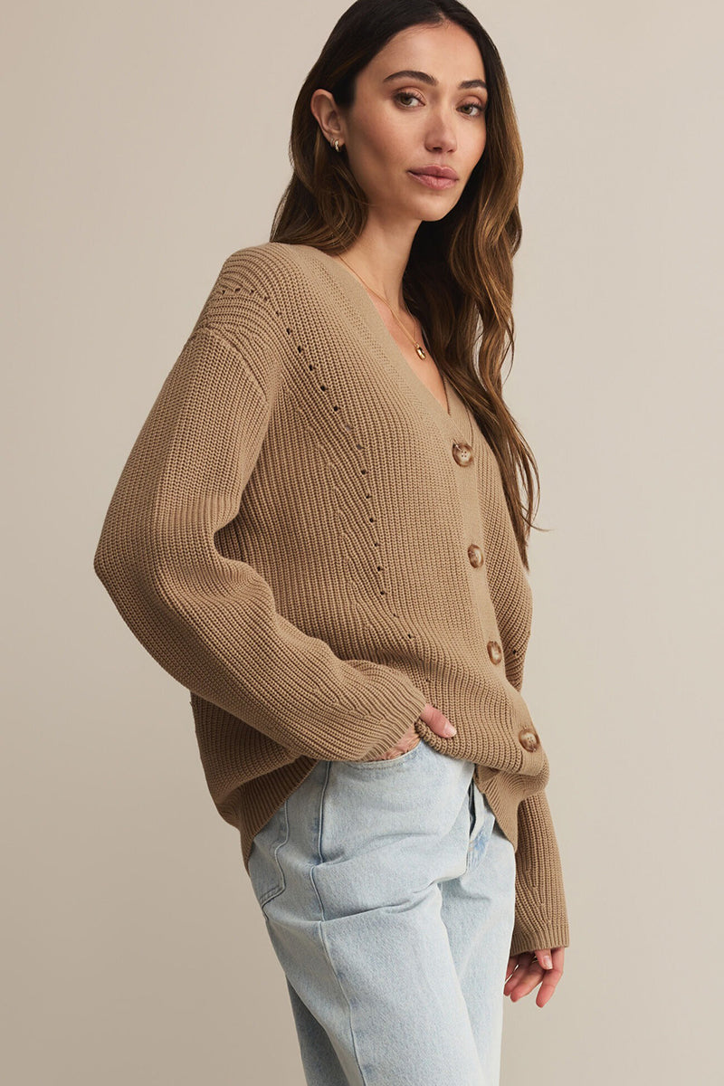 Z Supply - Voyager Cardigan in Desert Tan