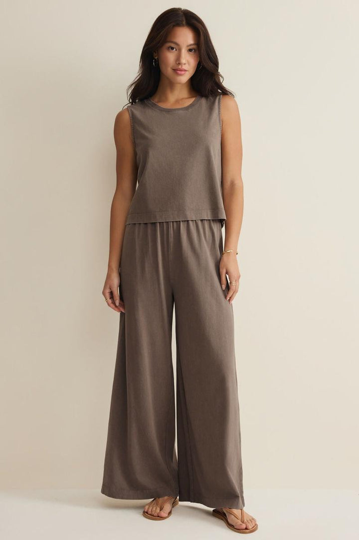 Z Supply -     Sloane Jersey Muscle Tank in Perfectly Taupe