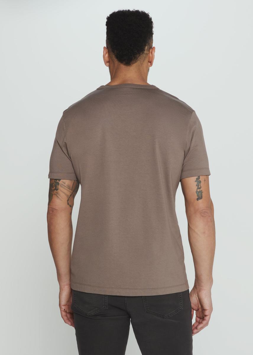 7DIAMONDS - Modal Crew Neck Tee in Umber