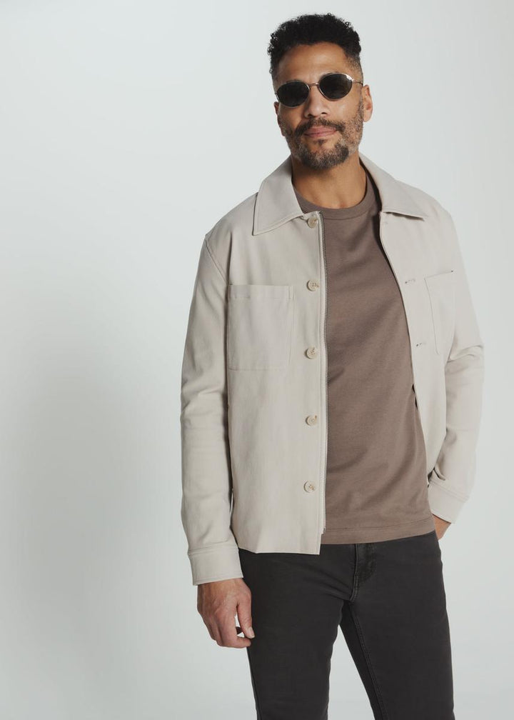 7DIAMONDS - Modal Crew Neck Tee in Umber