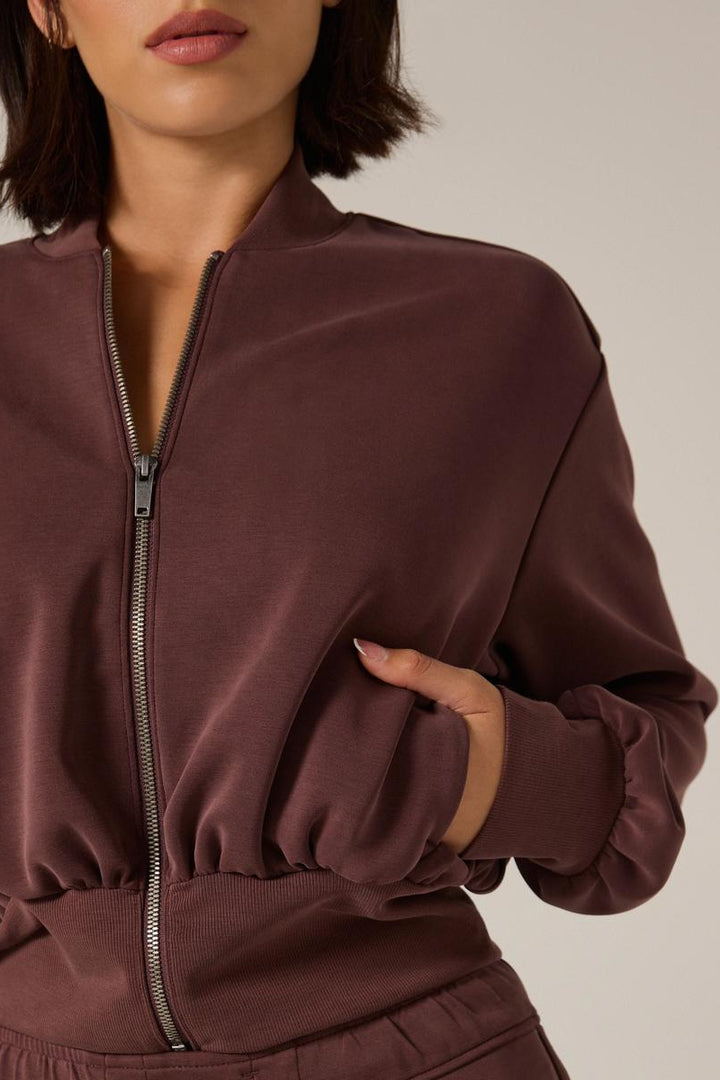 7DIAMONDS - REV™ Bomber Jacket in Walnut