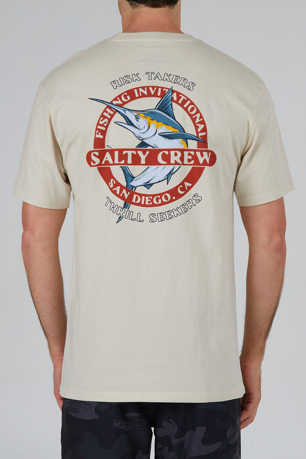 Salty Crew - Interclub Premium Short Sleeve Tee in Bone