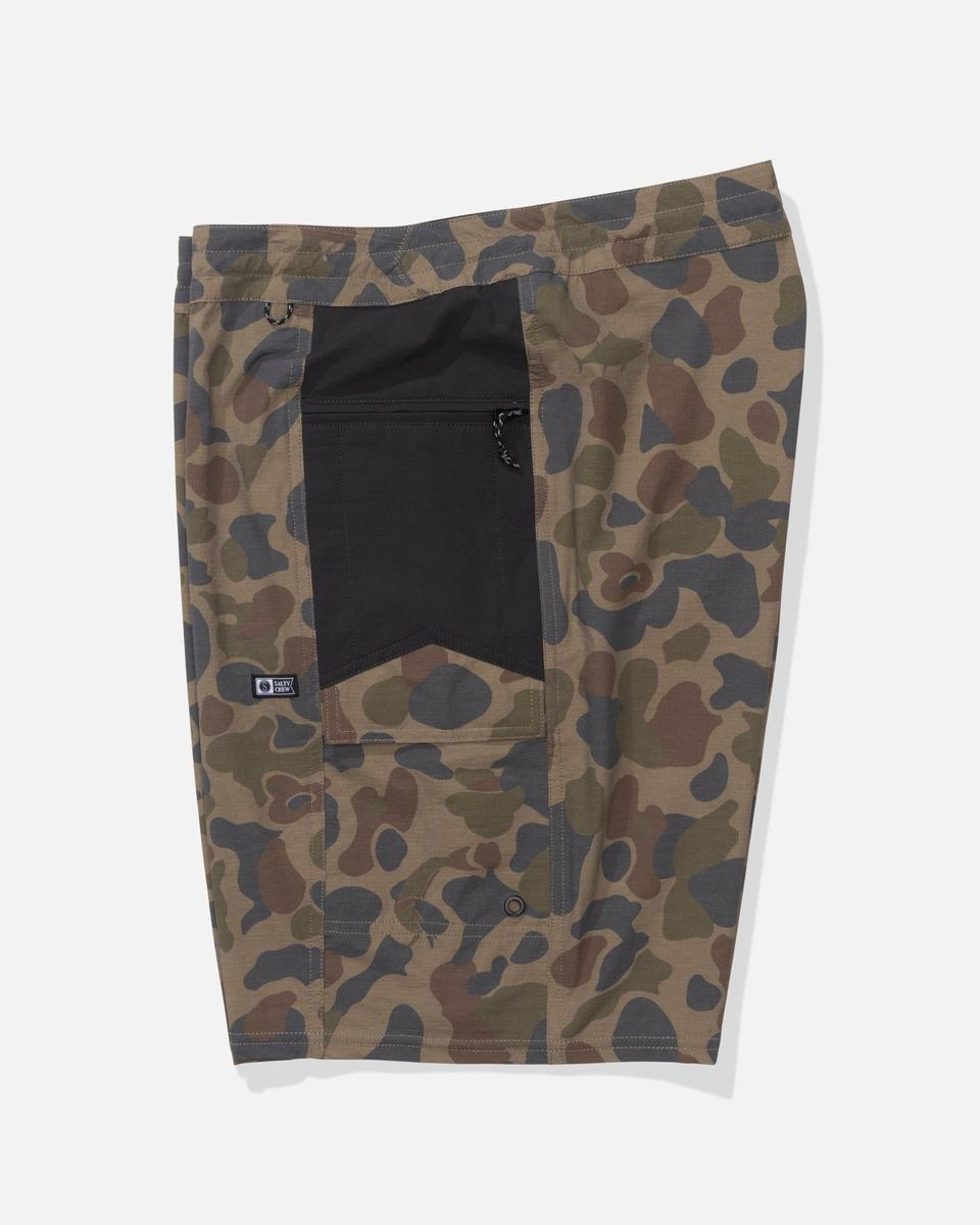Salty Crew -  Flagship Boatshort in Sand Camo